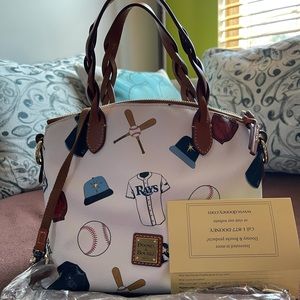 Dooney & Bourke MLB Celeste Tampa Bay Rays Satchel